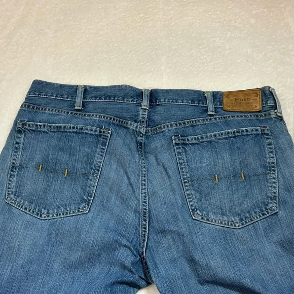 Polo by Ralph Lauren Hampton Men's Straight Fit Blue Jeans 38X32 - Picture 13 of 16